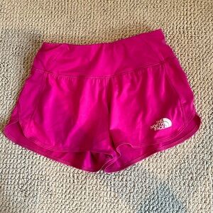 Girls North face hot pink shorts size Small - 7/8